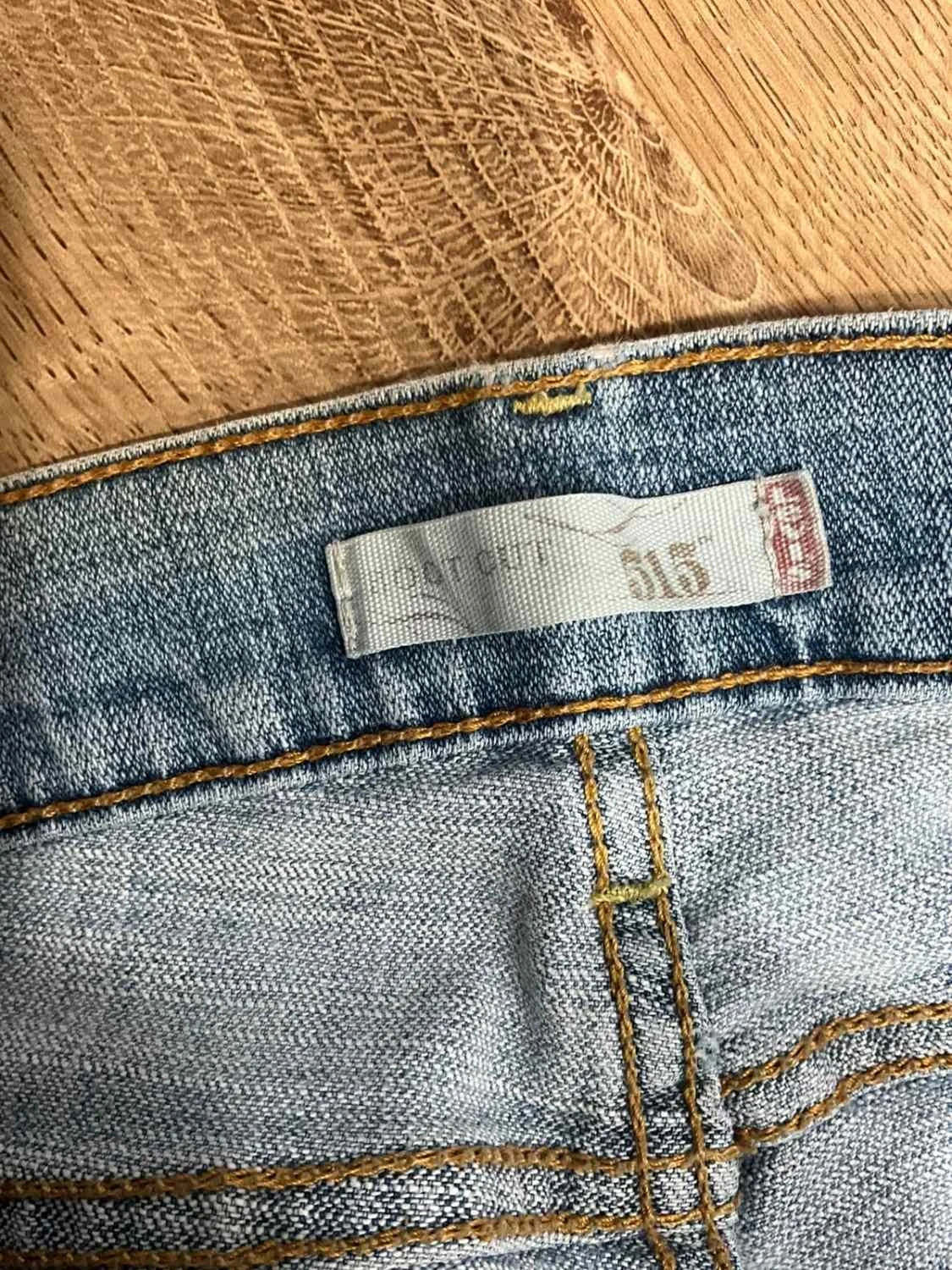 Jean Levi's 515 Boot Cut Taille 12 Long Vintage Bleu Clair Lvf 030 – photo 13